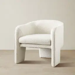 Esther Cream Boucle Armchair