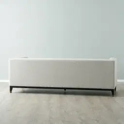 Humphrey Ash Grey Fabric 3-Seater Sofa