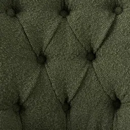 Saxon Olive Green Boucle Bar Stool