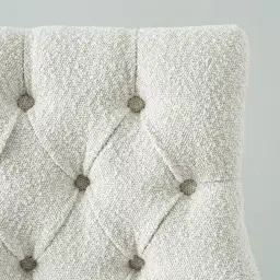 Saxon Cream Boucle Dining Chair  