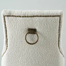 Saxon Cream Boucle Dining Chair  