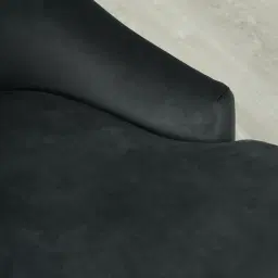 Saxon Charcoal Velvet Dining Chair 