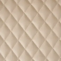 Quinn Sand Beige Vegan Leather Dining Chair - Black Legs