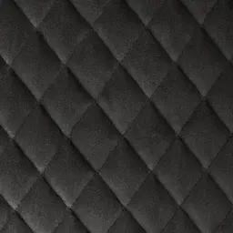 Quinn Charcoal Velvet Dining Chair - Black Legs