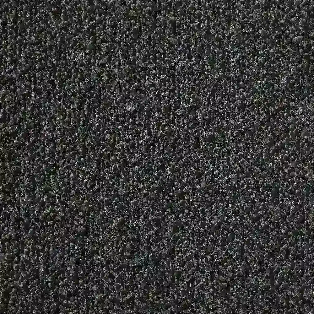 Quinn Charcoal Boucle Bar Stool - Black Legs