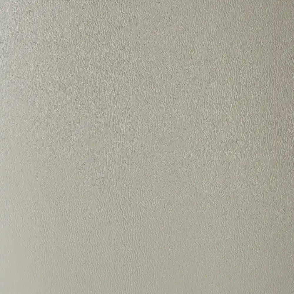 Quinn Cloud Grey Vegan Leather Bar Stool - Brass Colour Legs