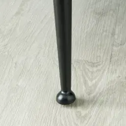 Roosevelt Black Velvet Occasional Chair