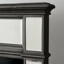 Solitude Brushed Black Queen Bed