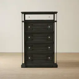 Solitude Brushed Black Tallboy