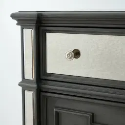 Solitude Brushed Black Tallboy