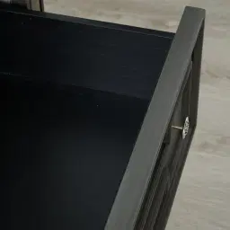 Solitude Brushed Black Tallboy