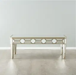Madeleine Mirror Coffee Table - Champagne Gold Frame 