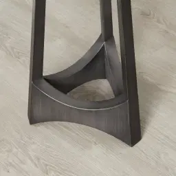 	Rogers Brushed Graphite Floor Lamp - White Linen Lamp Shade