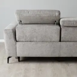 Ambrose II Grey 3 Seater Electric Recliner