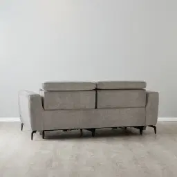 Ambrose II Grey 3 Seater Electric Recliner
