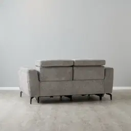 Ambrose II Grey 2 Seater Electric Recliner