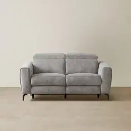Ambrose II Grey 2 Seater Electric Recliner