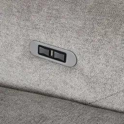 Ambrose II Grey 2 Seater Electric Recliner