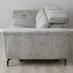 Ambrose II Grey 2 Seater Electric Recliner