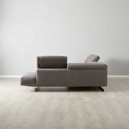 Albany Charcoal Woven Right Chaise Lounge