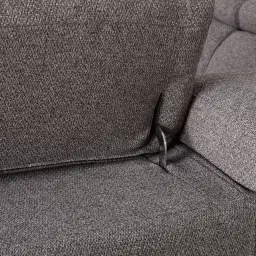 Albany Charcoal Woven Right Chaise Lounge