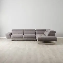 Albany Charcoal Woven Right Chaise Lounge