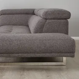 Albany Charcoal Woven Right Chaise Lounge