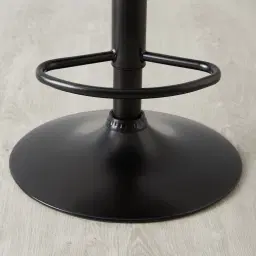 Ryker Sand Beige Vegan Leather Bar Stool