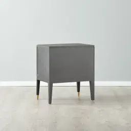 Beckham Dark Grey Bedside Table