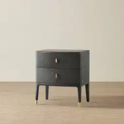 Beckham Dark Grey Bedside Table