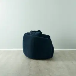 Everett Midnight Navy Velvet 2 Seater Sofa