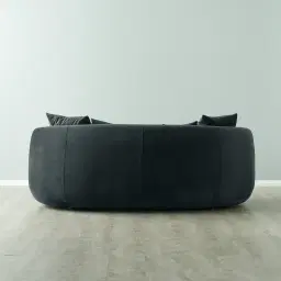 Everett Charcoal Velvet 2 Seater Sofa