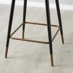 Winston III Mushroom Velvet 64cm Counter Stool 