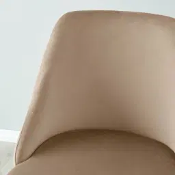 Winston III Beige Velvet 64cm Counter Stool