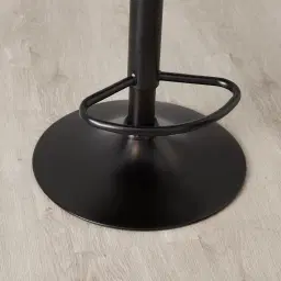 Alabaster Sand Beige Vegan Leather Bar Stool