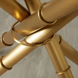 Sandringham Clear Glass Console Table - Gold Stainless Steel Legs