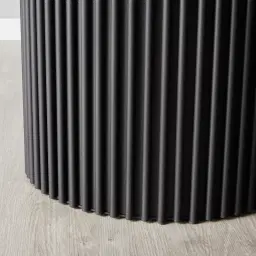 Archie Black Rectangular Dining Table with Black Sintered Stone Top - 240x118cm