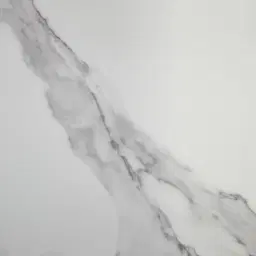 Archie Black Rectangular Dining Table with White Sintered Stone Top - 240x118cm