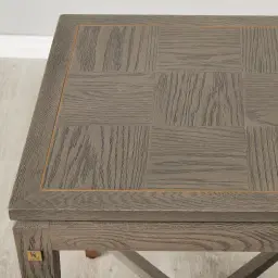 Tanya Taupe Wooden Side Table 