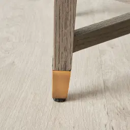 Tanya Taupe Wooden Side Table 