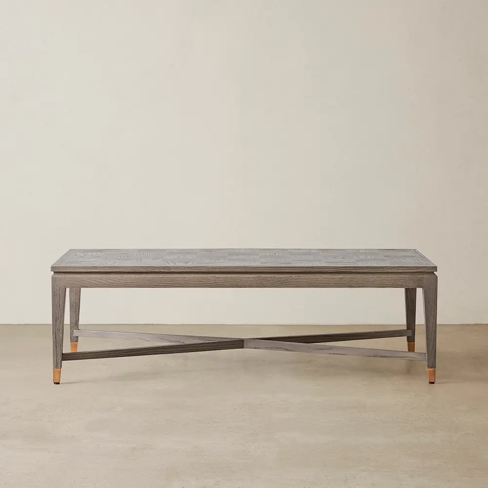 Tanya Taupe Wooden Coffee Table