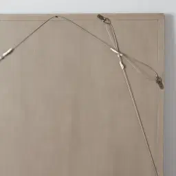 Kate Taupe Wooden Rectangle Mirror