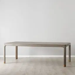 Greta Taupe Wooden Dining Table