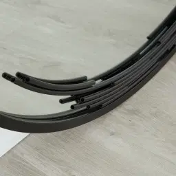 Jubilee Black Round Mirror