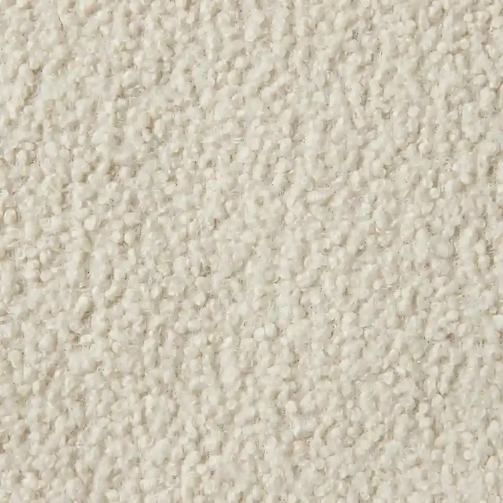 Storme Cream Turrel 3-Seater Fabric Sofa - Black Legs