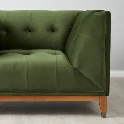 Humphrey Forest Green Velvet Occasional Chair