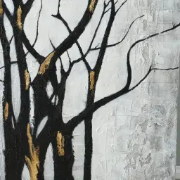Desolate II Tree Branches Painting