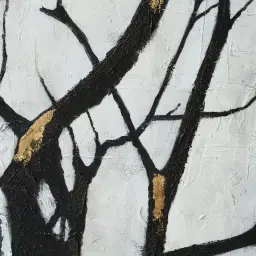 Desolate II Tree Branches Painting