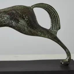 Palomo Rainforest Metal Sculpture - Black Base