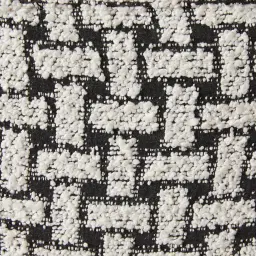 Errol Charcoal and Vanilla Boucle Patterned Dining Chair